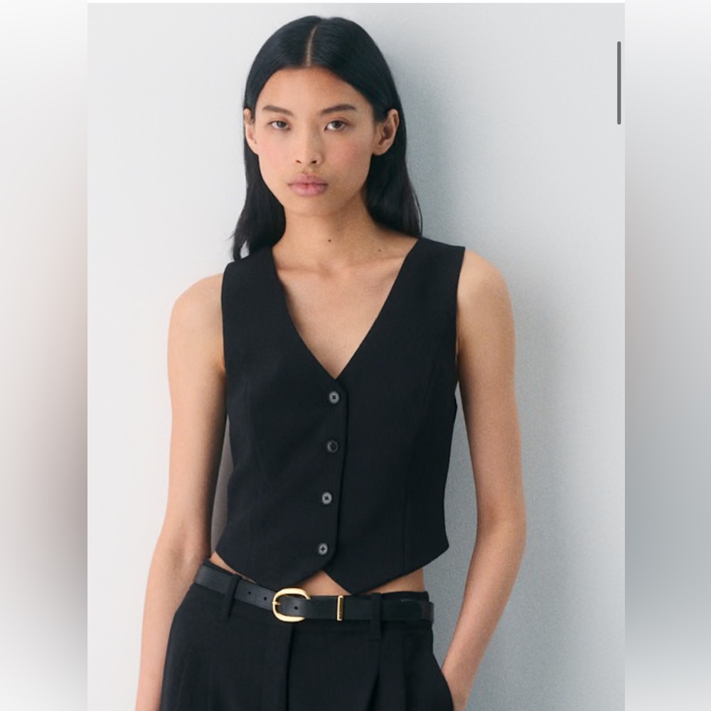 Wilfred Aritzia Black Vest